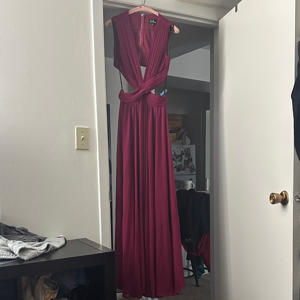 Lulu's Burgundy Dress